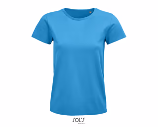 Women's round-neck fitted Jersey  T-shirt      