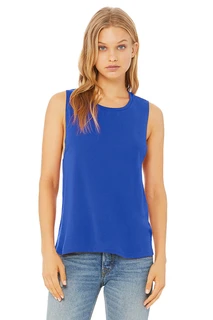 8803 Womens Flowy Scoop Muscle Tank