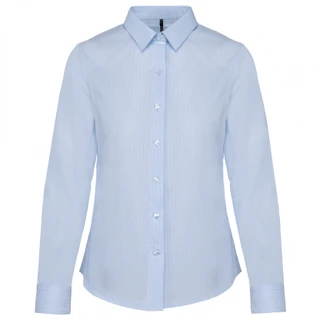 K510 Ladies’ long-sleeved cotton poplin shirt