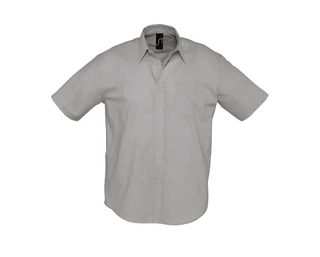 Short sleeve Oxford Men's shirt
