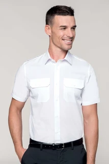 Men's short sleeve pilot shirt