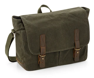 Heritage Waxed Canvas Messenger