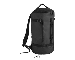 Coated canvas backpack Sol's CARBON