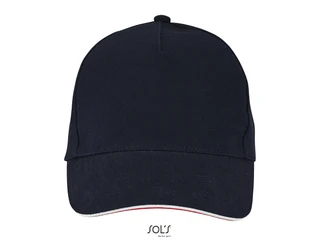 Unisex contrast three-colour cap 