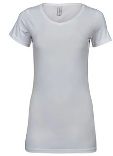 Ladies Fashion Stretch Tee Extra Length