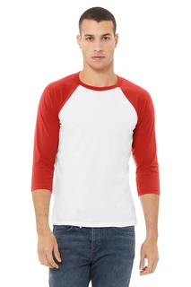 3200 Unisex 3/4 Sleeve Baseball Tee