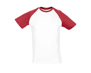Men's  two colour raglan sleeve T-shirt 