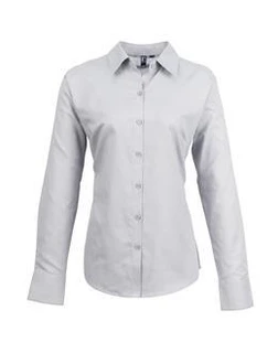 WOMEN'S LONG SLEEVE OXFORD BLOUSE PR334