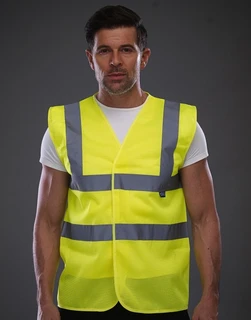 Hi-Vis Open Mesh Waistcoat