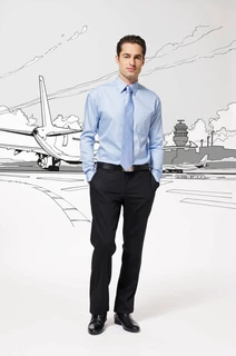 Mens Long Sleeve Oxford Shirt