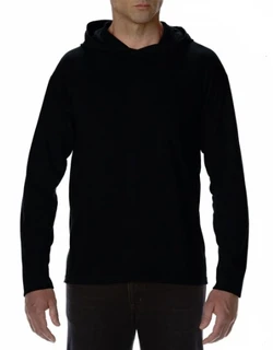 Adult Heavyweight LS Hooded Tee
