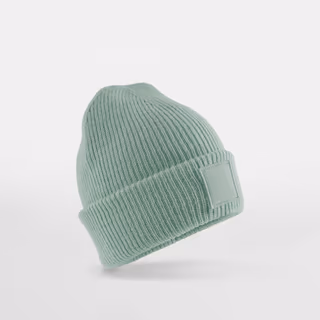 Kids Deep Cuffed Tonal Patch Beanie