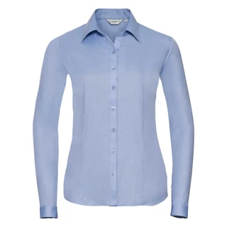 Ladies’ Long Sleeve Tailored Herringbone Shirt
