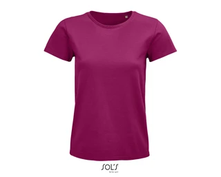 Women's round-neck fitted Jersey  T-shirt      