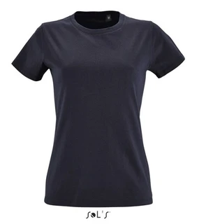 Women's round neck fitted T-shirt 
