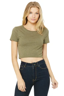 6681 Women's Poly-cotton Crop Top