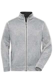 Men's Knitted Workwear Fleece Jacket - SOLID