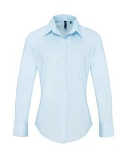 Women's Poplin Long Sleeve Shirt PR307