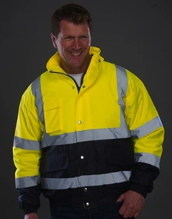 Hi-Vis 2-Tone Bomber Jacket