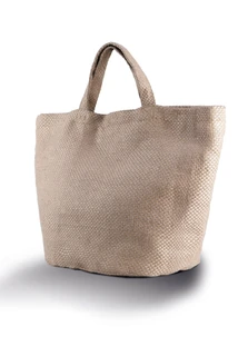 Natural Yarn Dyed Jute Bag KI0227