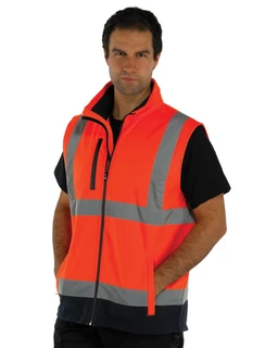 Hi-Vis Softshell Bodywarmer