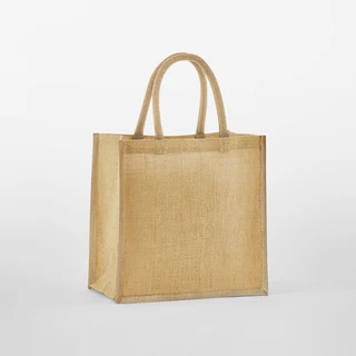 Natural Starched Jute Mini Gift Bag