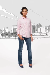 Ladies 3/4 Sleeve Stretch Shirt